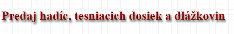 PMZ - guma a hadice